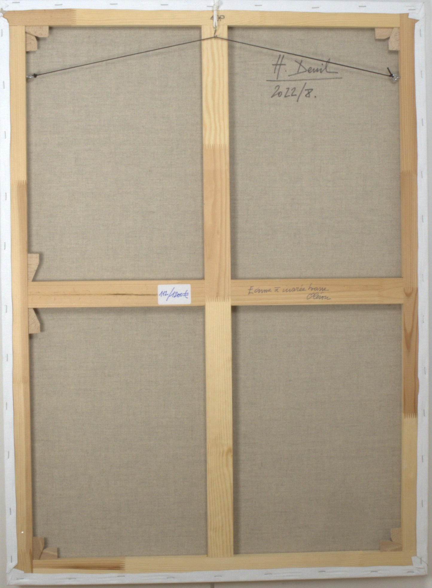 Ecume à marée basse d'Henri Deuil