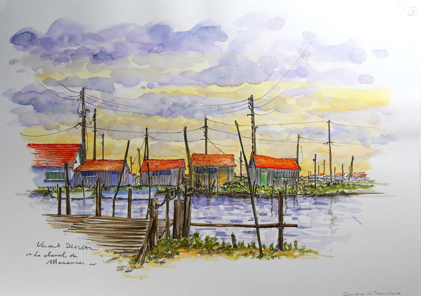 Le chenal de Marennes  de Vincent Duval