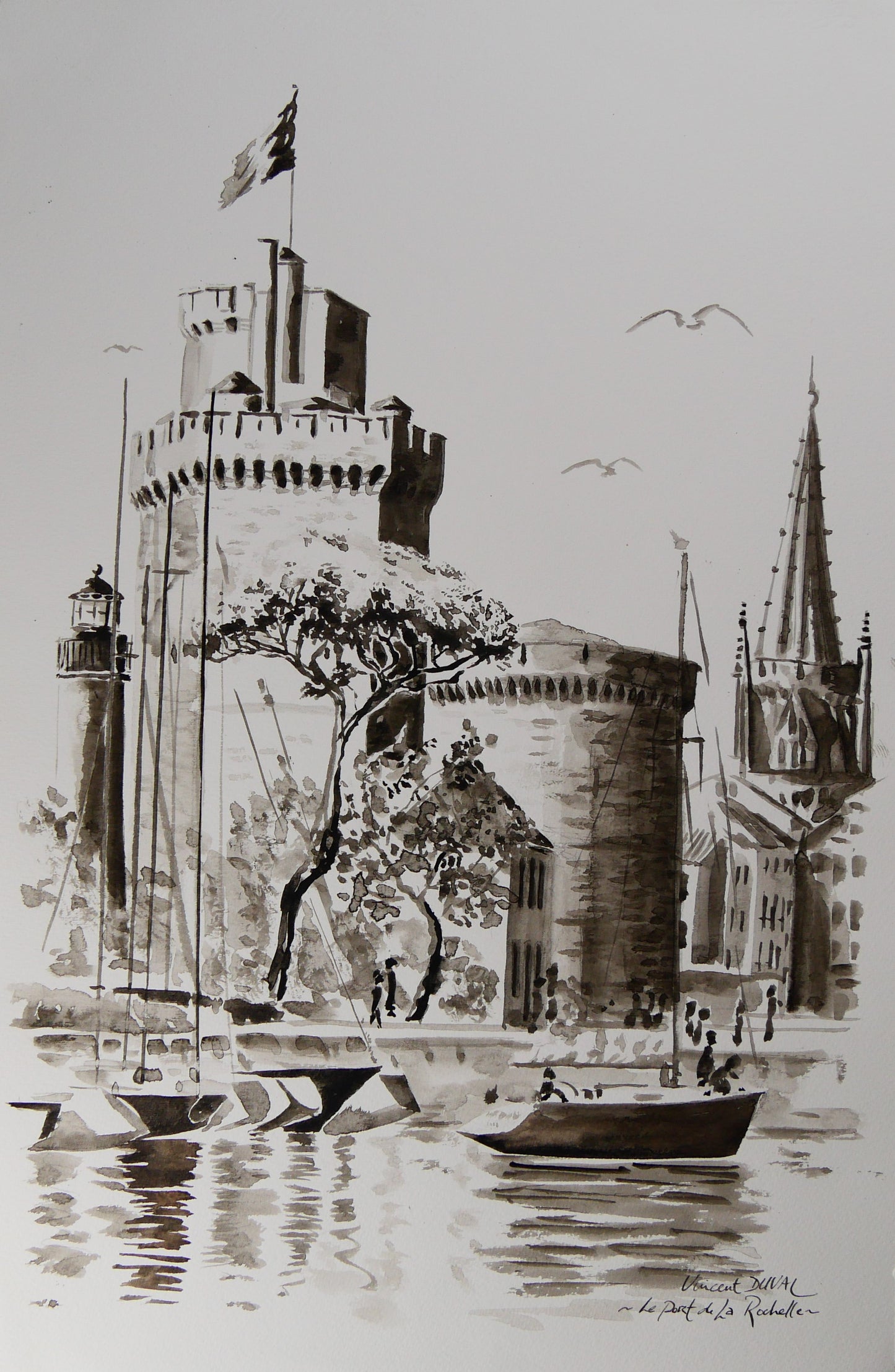 Le Port de la Rochelle  de Vincent Duval