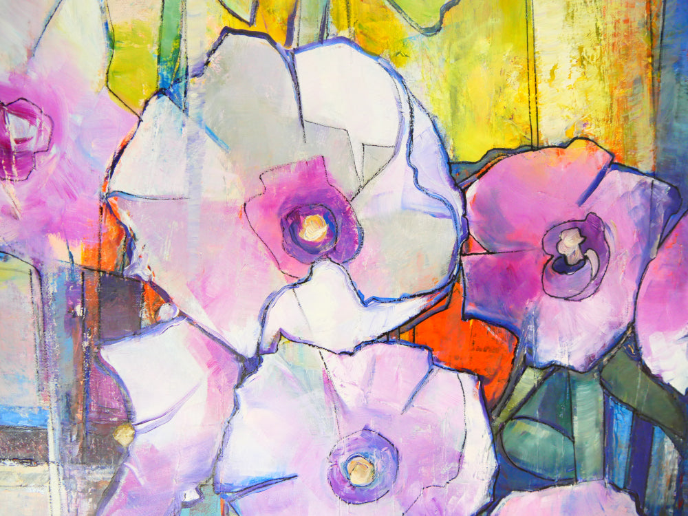 Les Roses Trémières d'Elisa Montreuil