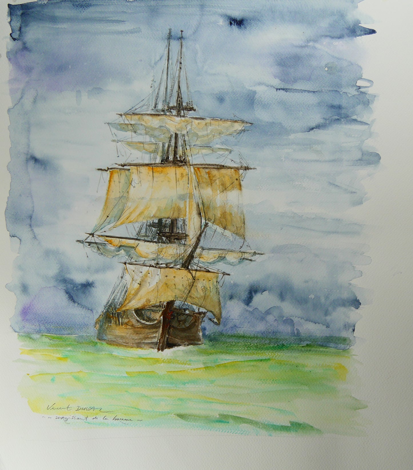 ...Surgissant de la brume de Vincent Duval