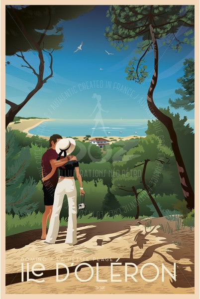 Oléron, Domino la petite plage par Doz