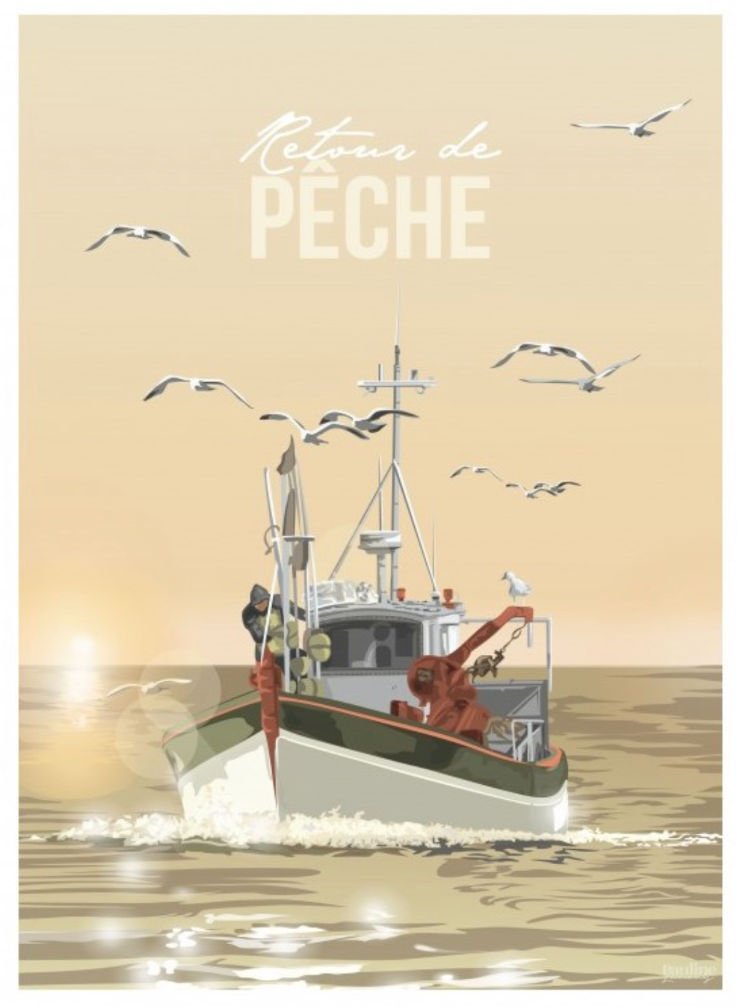 Retour de pêche par Pauline Launay