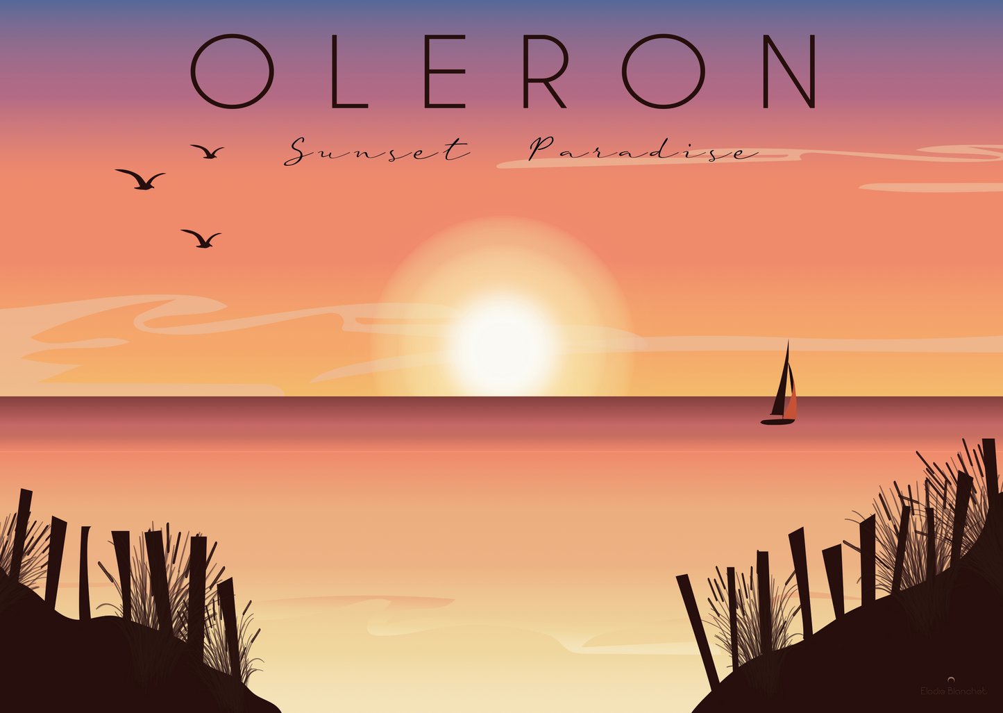 Oléron Sunset Paradise par Elodie BLANCHET