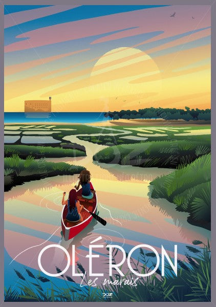 Oléron, les marais par Doz